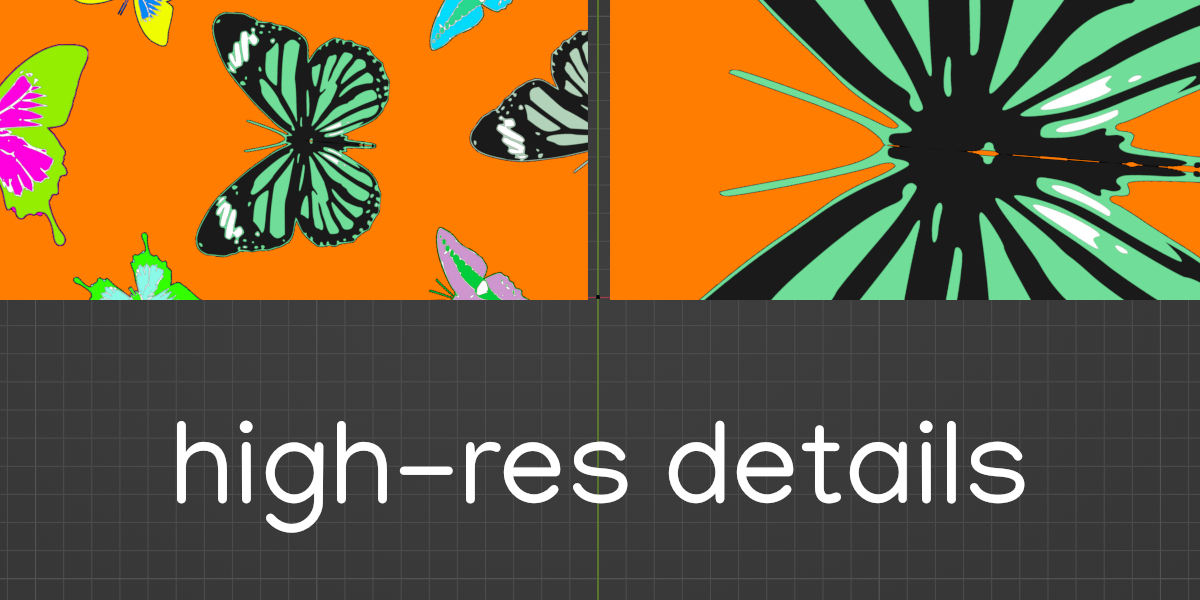 Semi-procedural Butterflies texture preview image 4